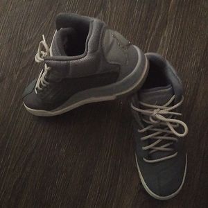 Jordan shoes, grey, size 5.5 kid's